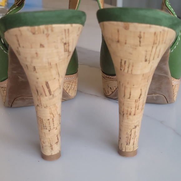 Nine West Leather Platform Slingbacks - Picture 10 of 10